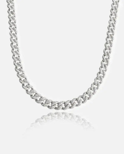 9mm Iced Cuban Link Chain