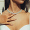 8mm Iced Cuban Link Chain - White Gold