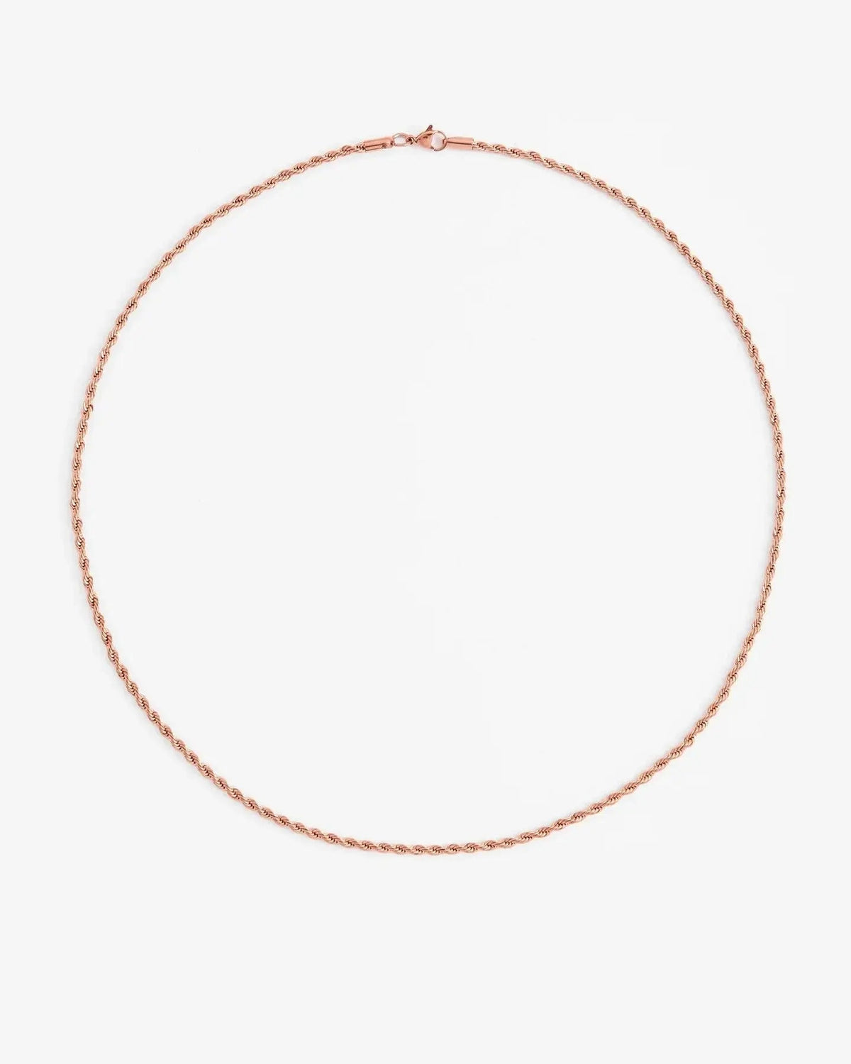 3mm Rope Chain - Rose Gold