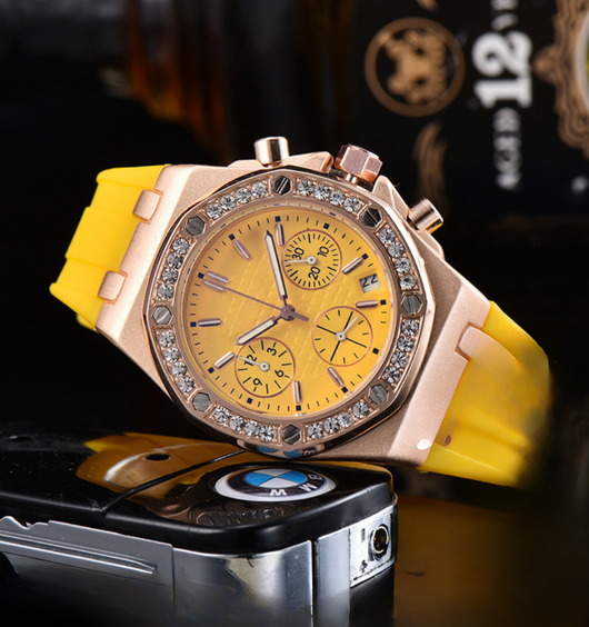 Royale Ice Bezel Chronograph Watch