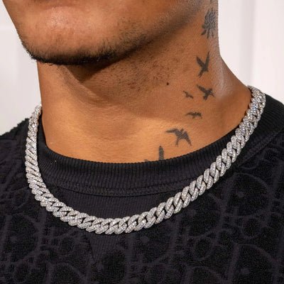 9mm Iced Cuban Link Chain