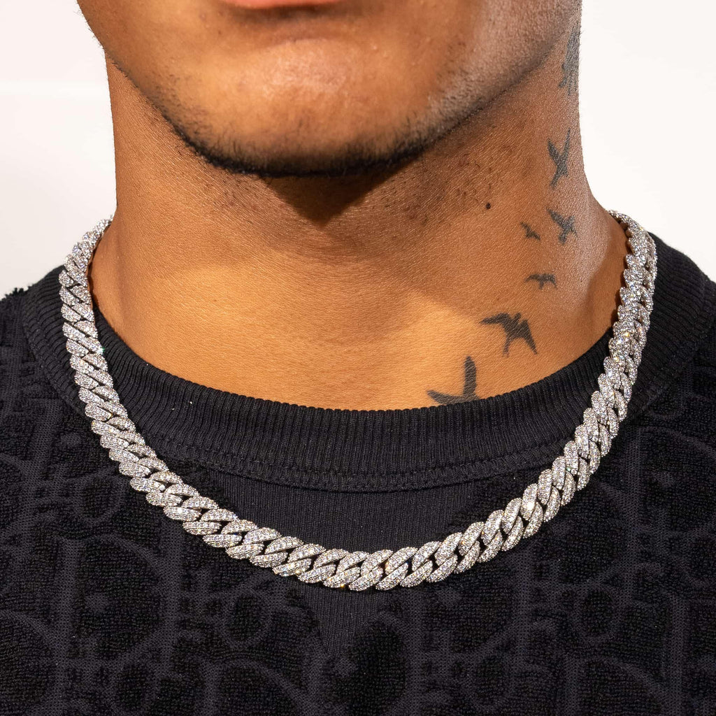 9mm Iced Cuban Link Chain