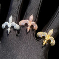 The Fleur De Lys Iced Out Ring