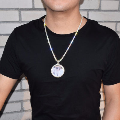 Custom Photo Pendant- Gold