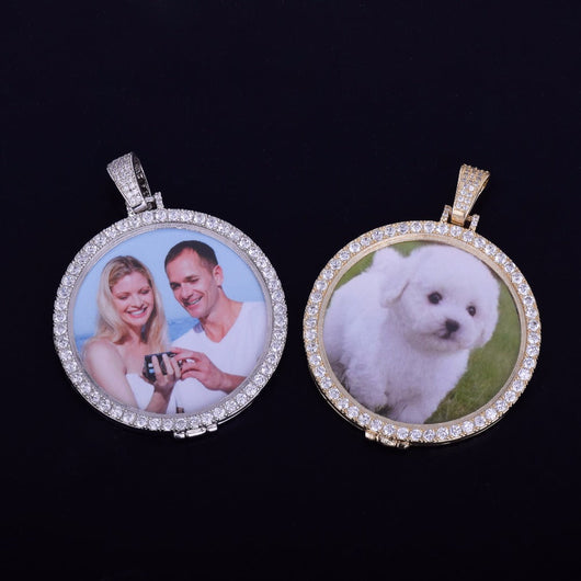 Custom Photo Pendant- Gold