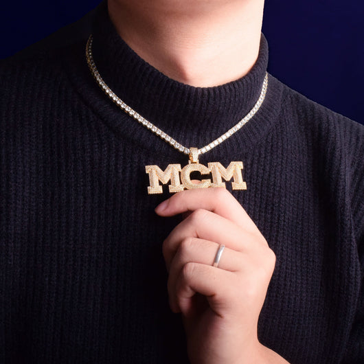 Custom Letter Pendant - Gold