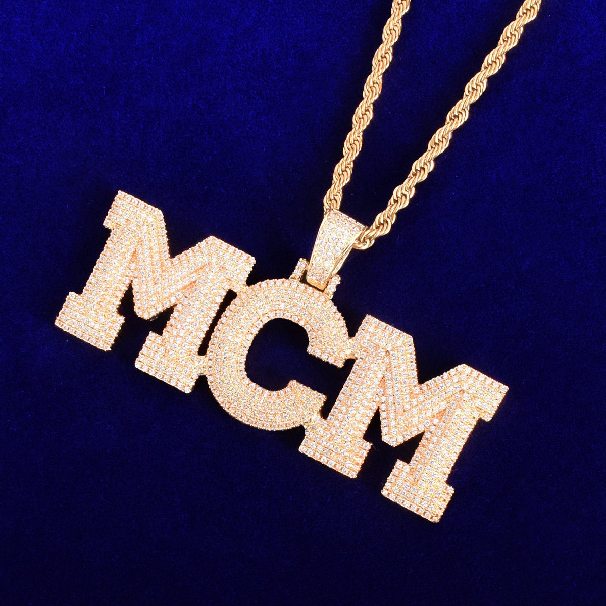 Custom Letter Pendant - Gold