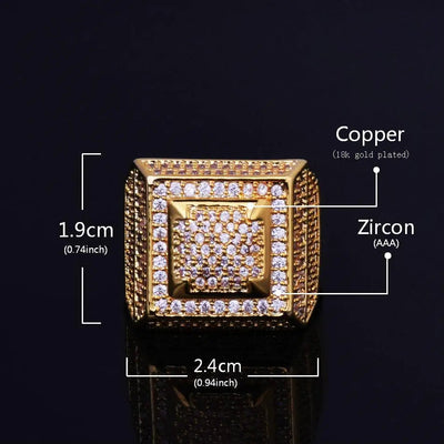 Empire Edition Iced Out Ring