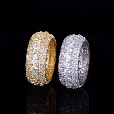 Tennis and Stones Iced Out Ring