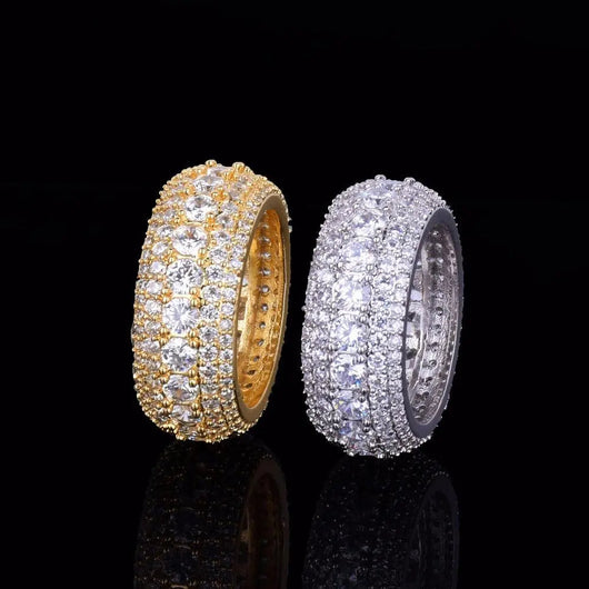 Tennis and Stones Iced Out Ring