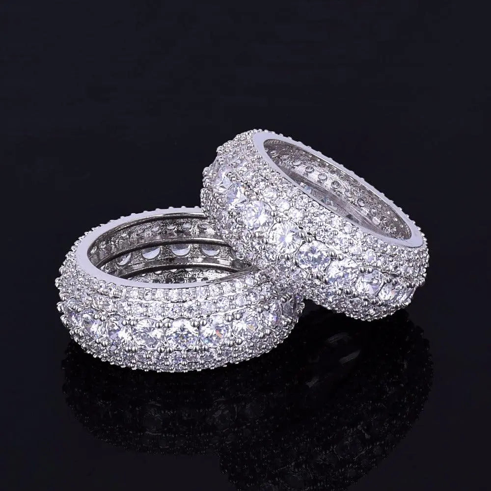 Tennis and Stones Iced Out Ring