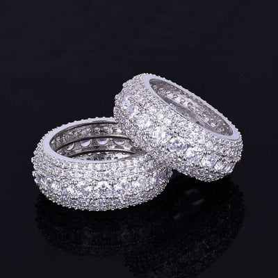 Tennis and Stones Iced Out Ring