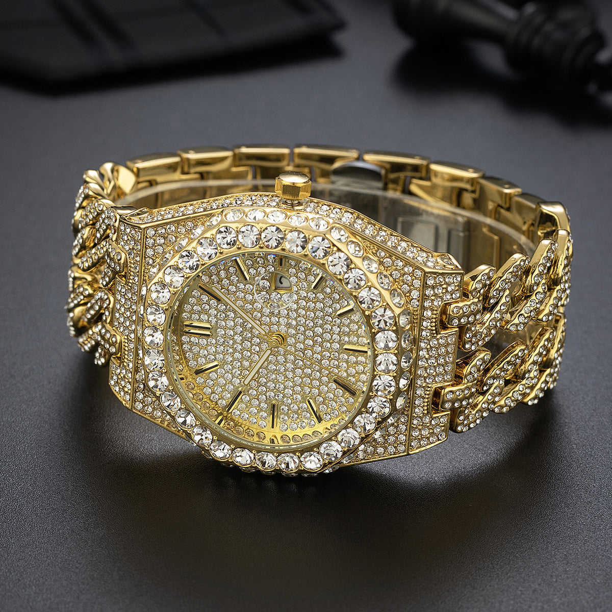 Helix Iced Out Watch