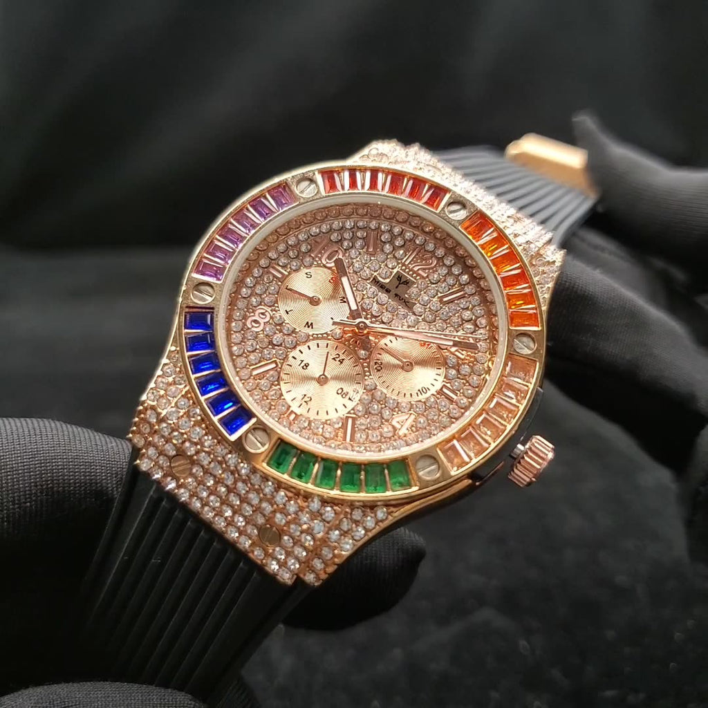 Kenzo Iced Out Watch