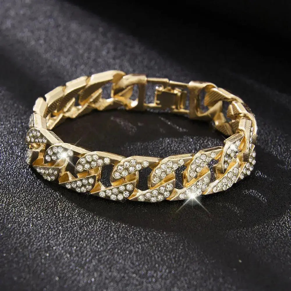 14MM Iced Out Cuban link Bracelet