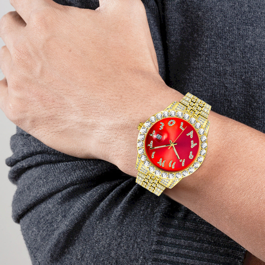 Nexis Arabic Iced Out Watch