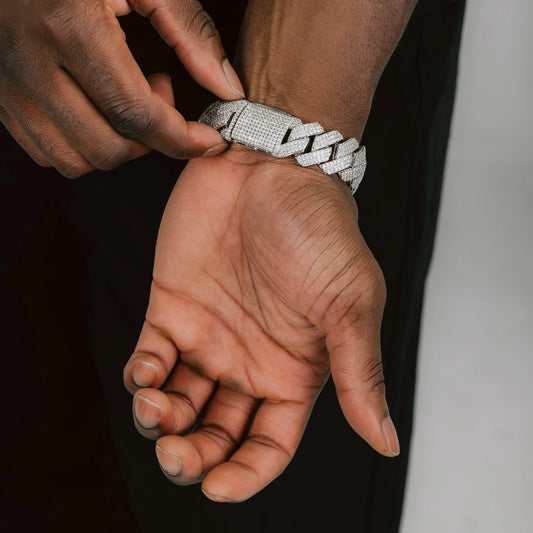 20mm Prong Cuban Bracelet