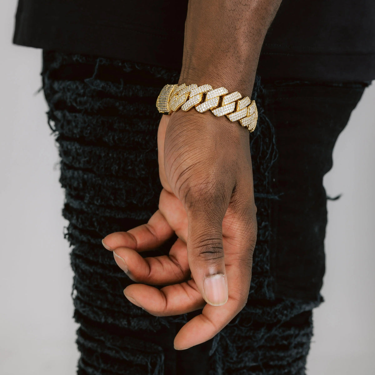 20mm Prong Cuban Bracelet