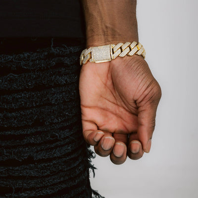 20mm Prong Cuban Bracelet