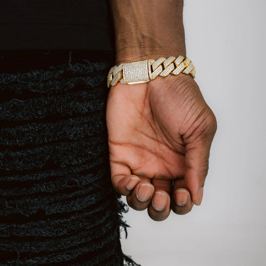 20mm Prong Cuban Bracelet
