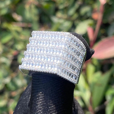 Diamond Rows Iced Out Ring