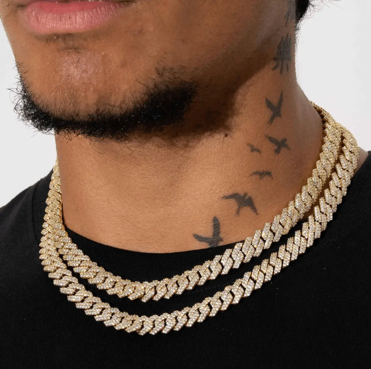 10MM ICED OUT CUBAN LINK CHAIN