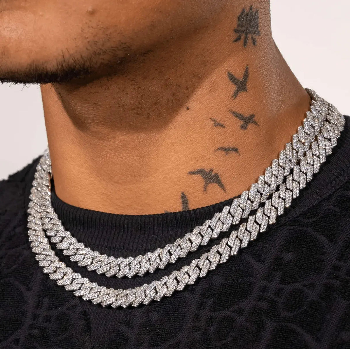10MM ICED OUT CUBAN LINK CHAIN
