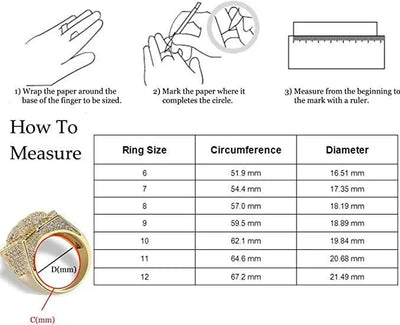 Baguette Cut Iced Out Ring