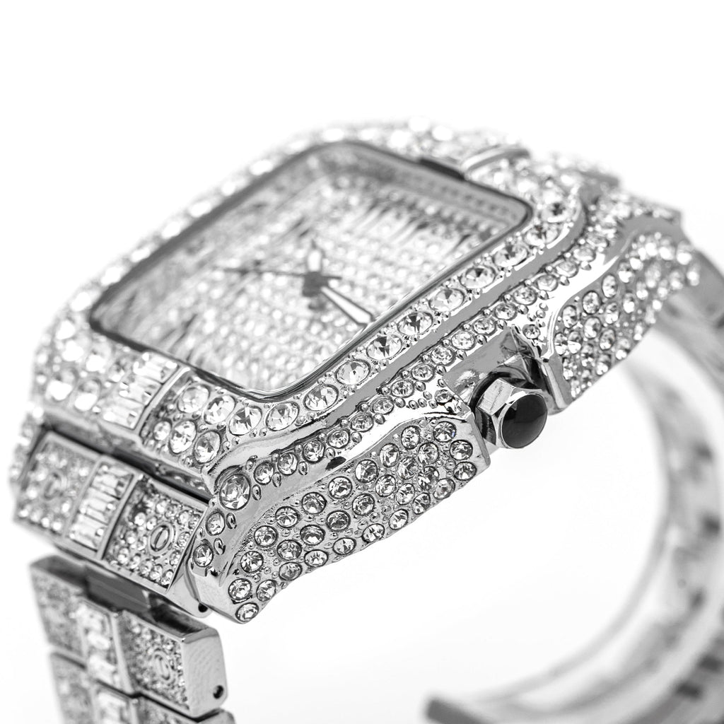 Arabic Iced Out Watch