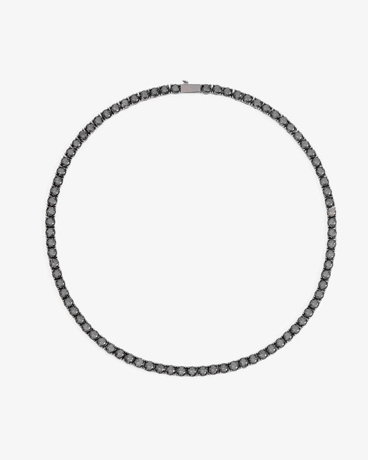 5mm Tennis Chain - Black