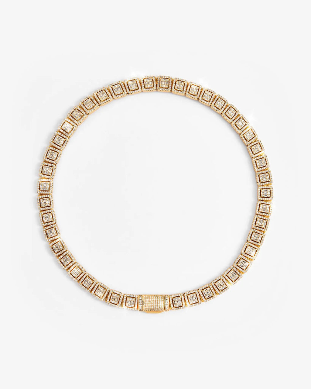 12mm Clustered Tennis Chain