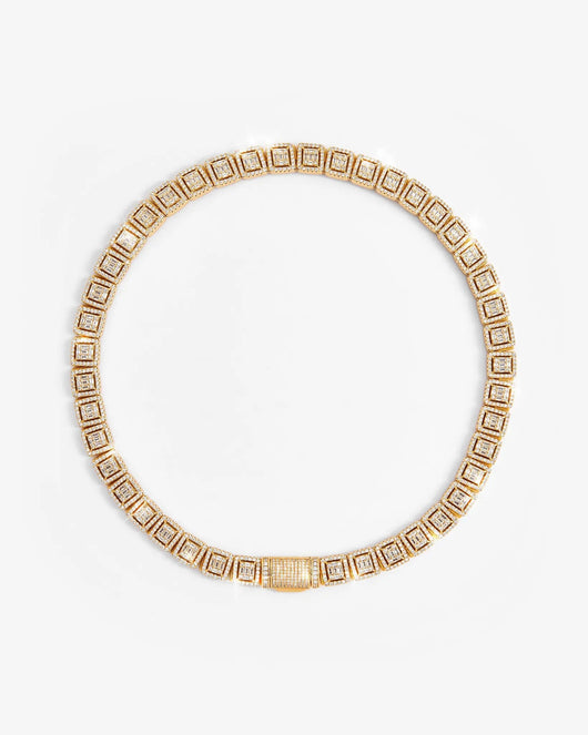 12mm Clustered Tennis Chain