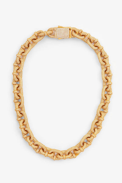 14mm Iced Chunky Link Pave Chain