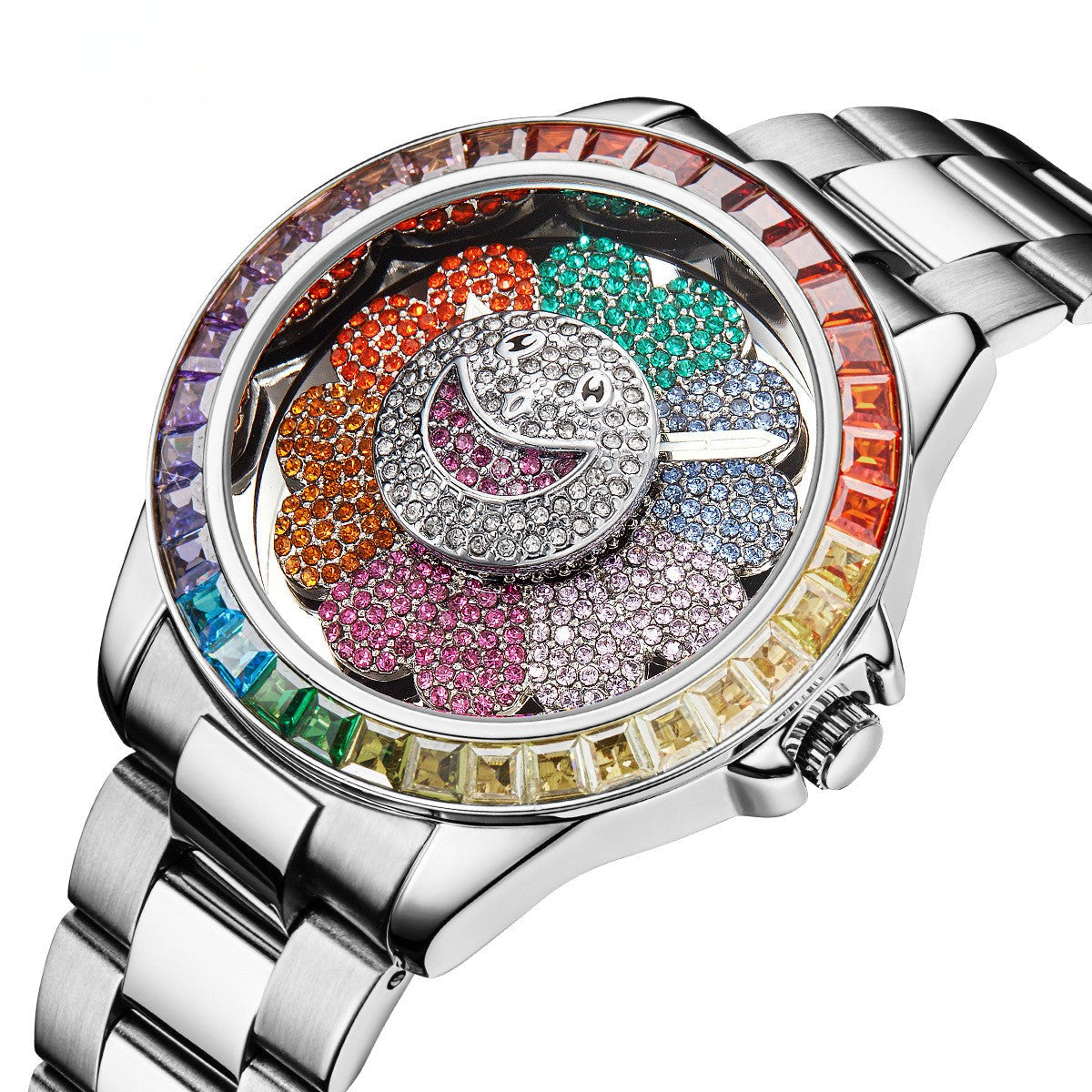 Limited Edition Flower Baguette Watch