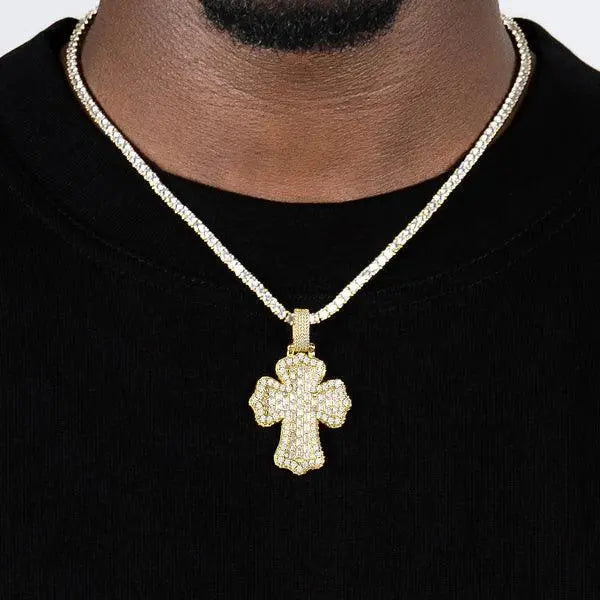 BAGUETTE CROSS PENDANT