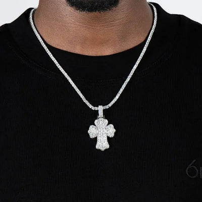 BAGUETTE CROSS PENDANT
