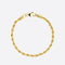 3MM Rope Bracelet - Gold