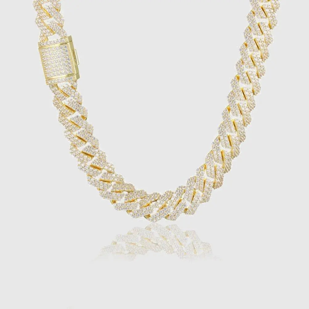 14MM ICED OUT CUBAN CHAIN