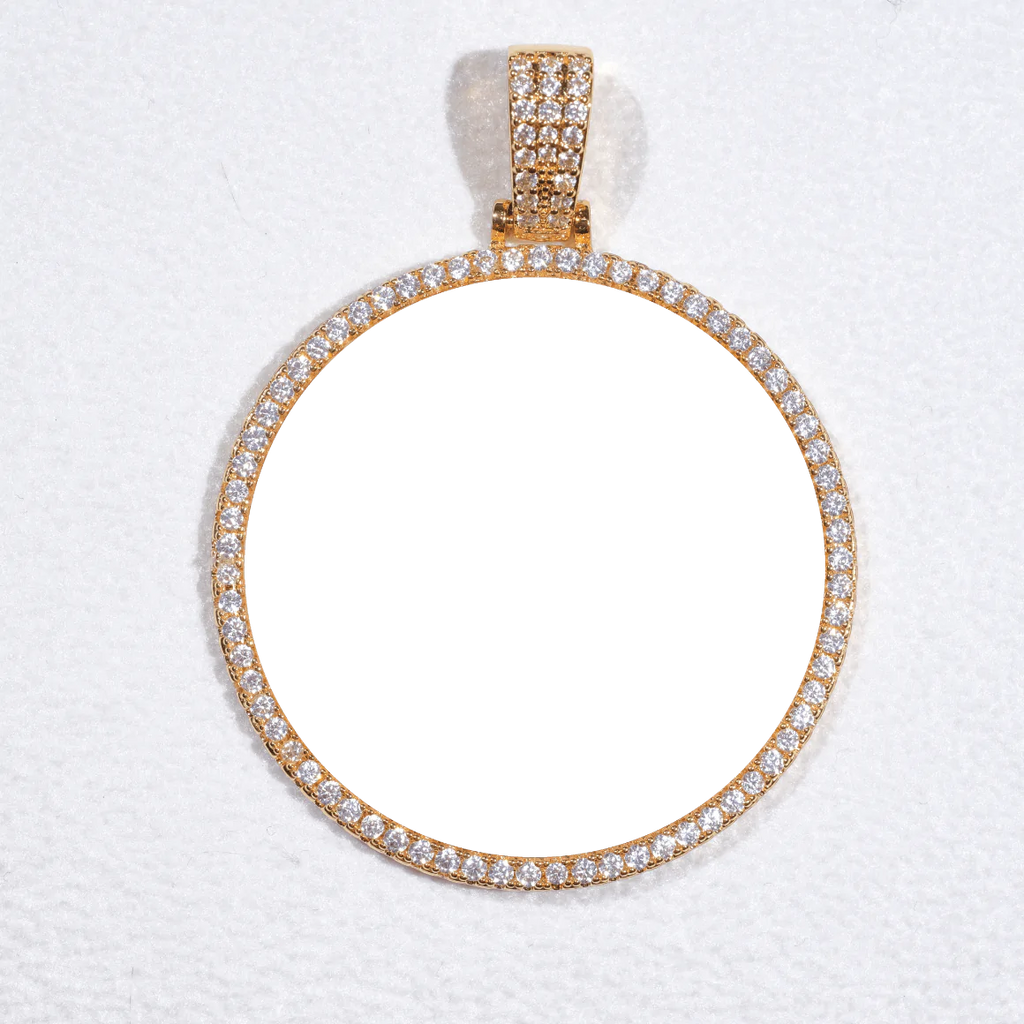 Custom Photo Pendant- Gold