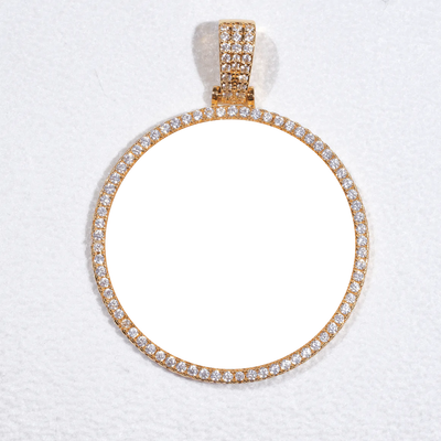 Custom Photo Pendant- Gold