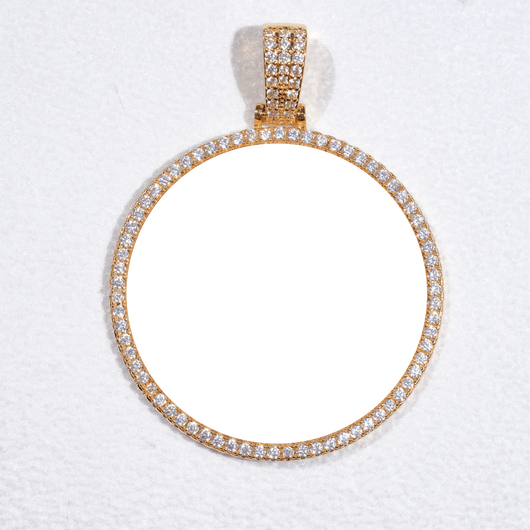Custom Photo Pendant- Gold