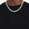 8mm Tennis Chain - White Gold