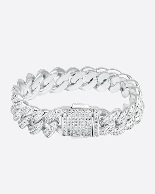 12MM ICED CUBAN LINK BRACELET