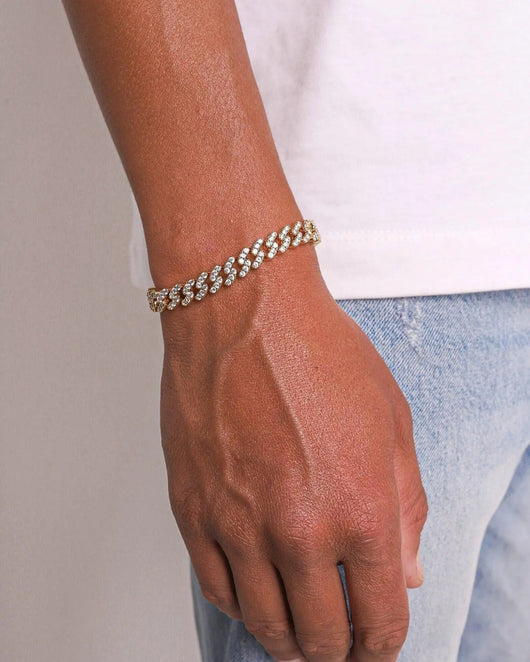 8MM ICED CUBAN Bracelet