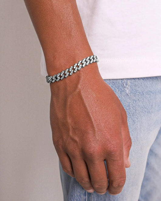 8MM ICED CUBAN Bracelet