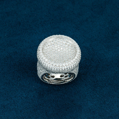 Moissanite Perfect Square Signet Ring - Vermeil Gold