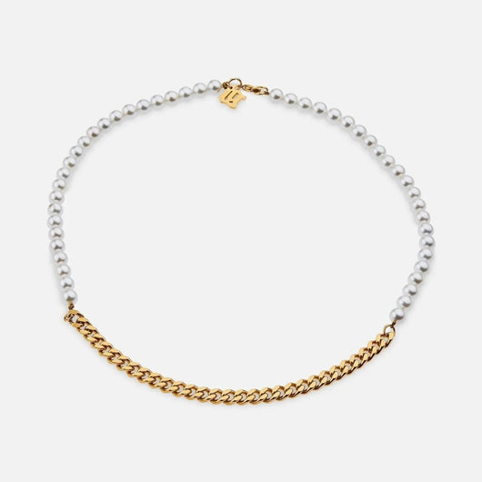 Pearl Cuban Necklace