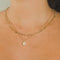 Pearl & Chain Necklace Set - Gold