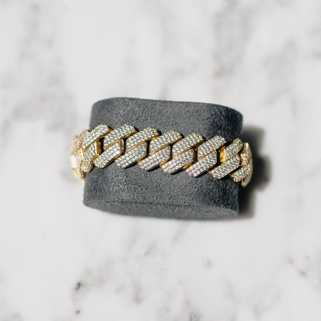 20mm Prong Cuban Bracelet