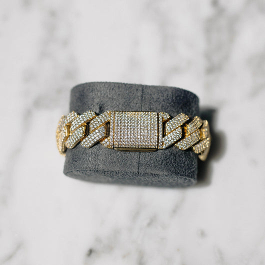 20mm Prong Cuban Bracelet